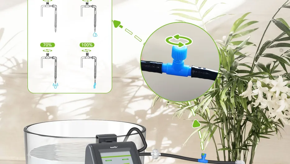 automated plant watering system indoor